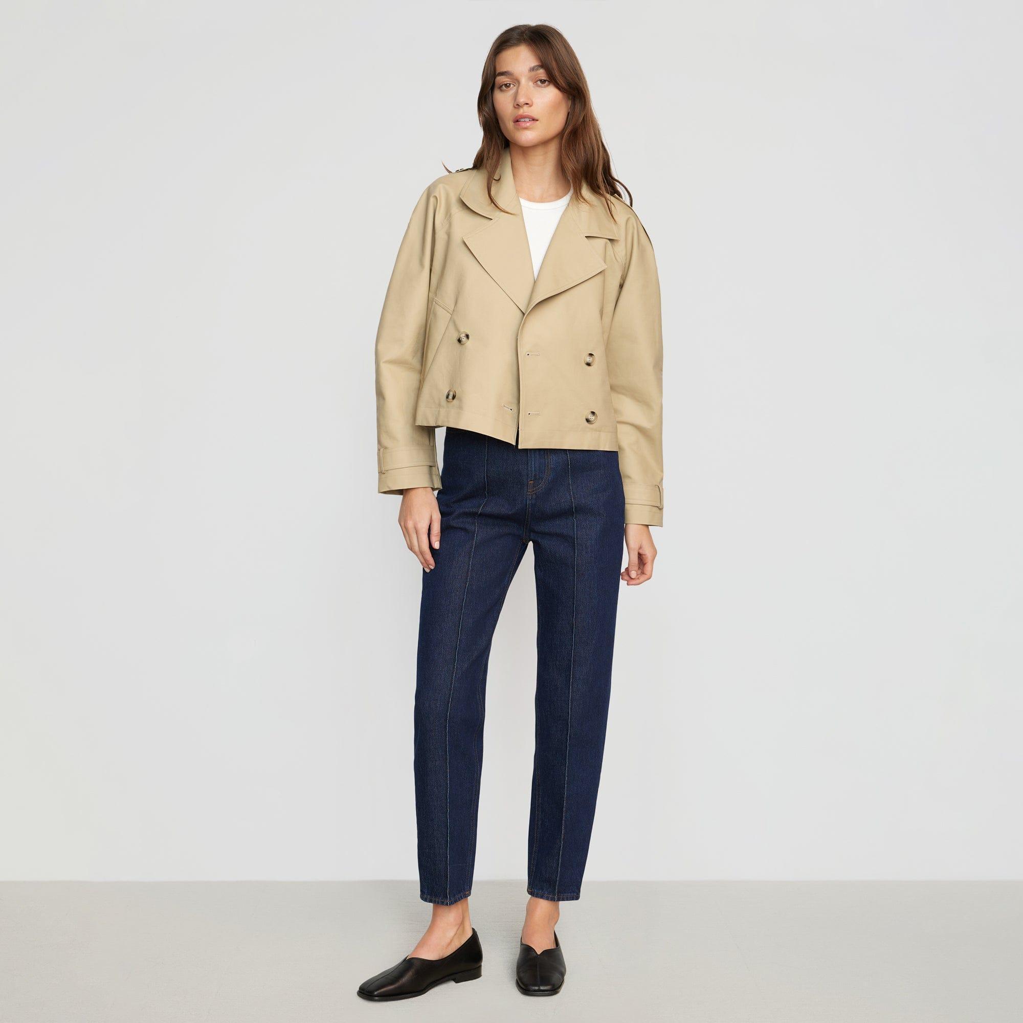 Luca Cropped Trench Jacket Product Image