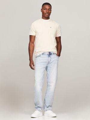 Relaxed Straight Fit Light Wash Jean Product Image