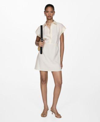 Mango Womens Short Shirt Dress Product Image