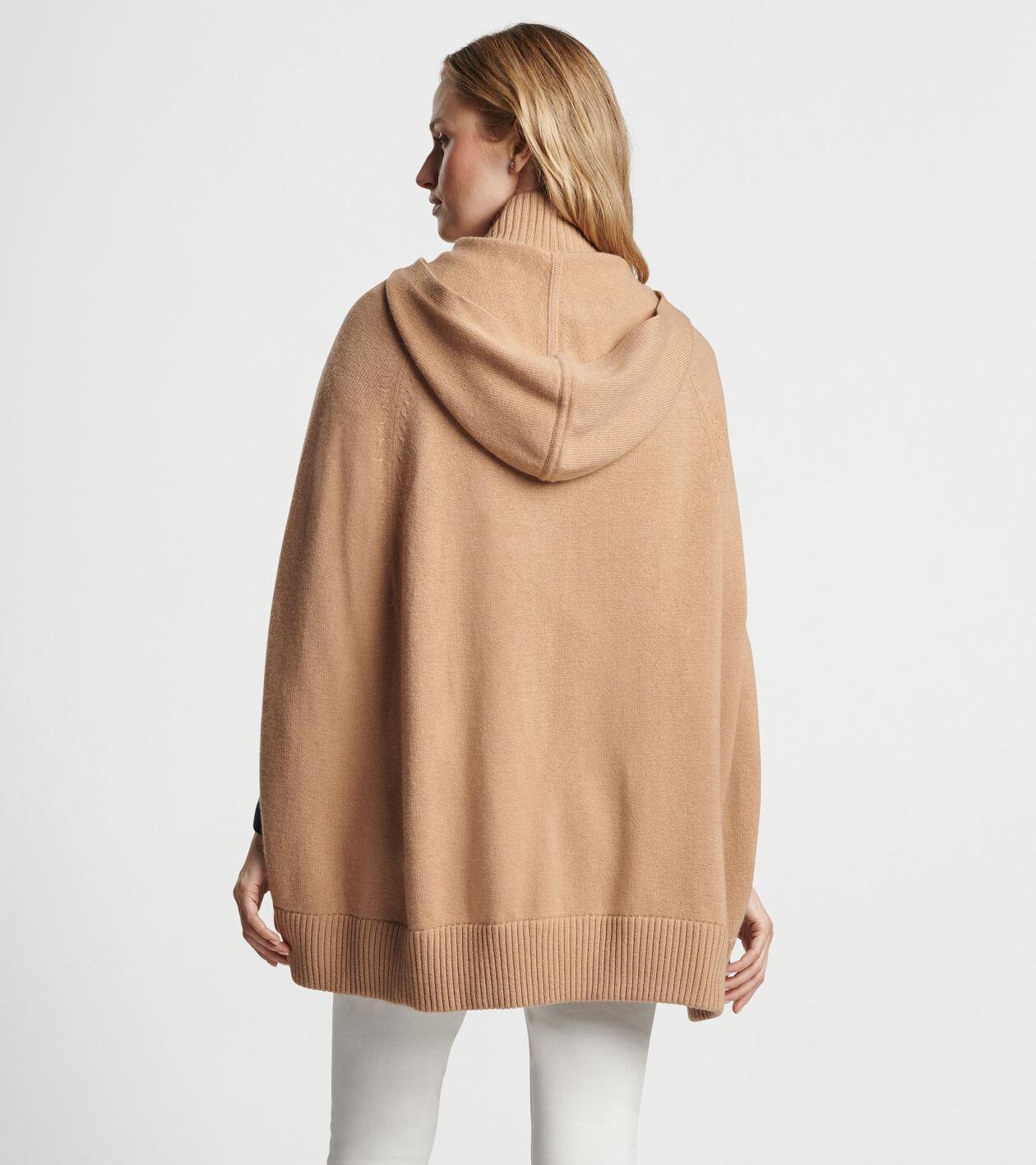 Gwyneth Zip Front Hooded Capelet Product Image