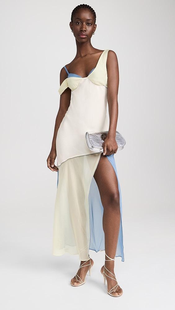 SIR. Thames Splice Midi Dress | Shopbop Product Image