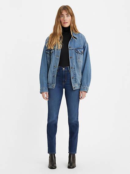 Levi's High Rise Slim Straight Women's Jeans Product Image