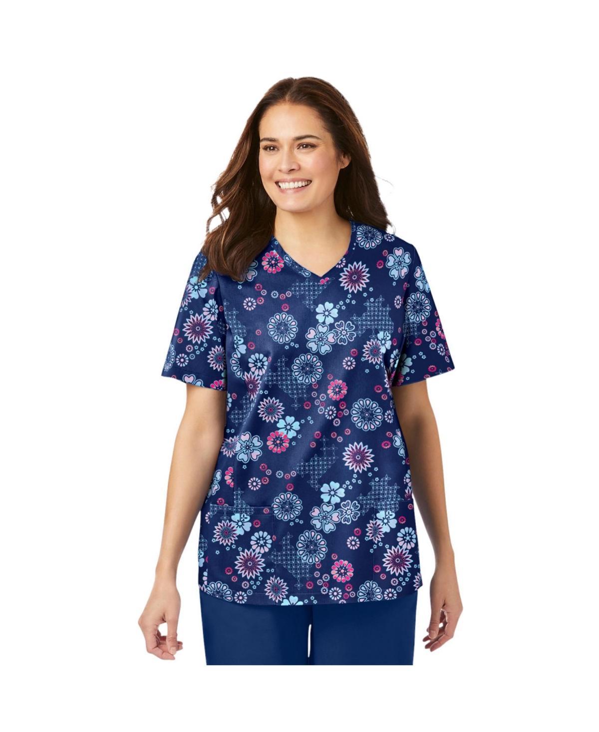 Comfort Choice Womens V-Neck Scrub Top Product Image