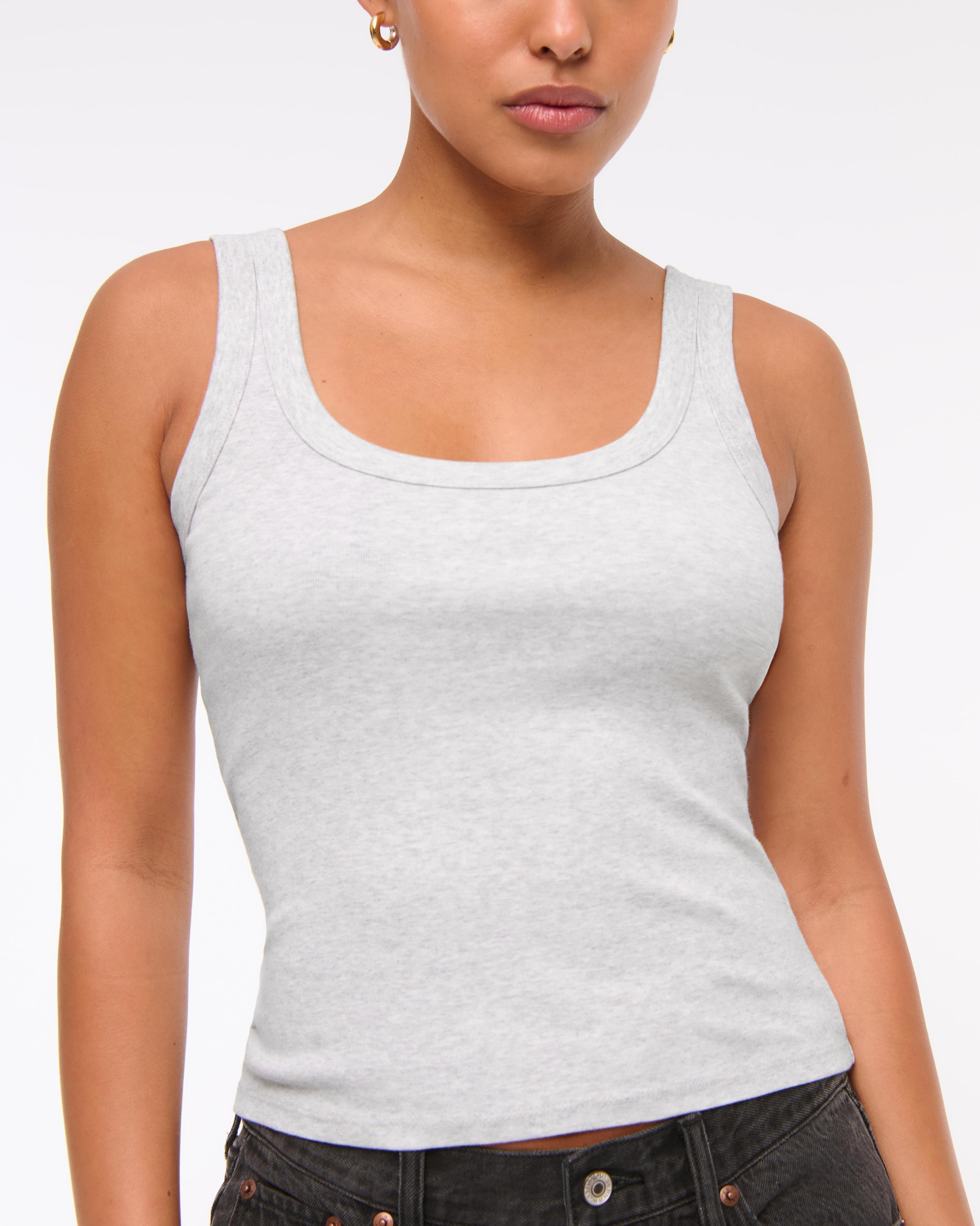 Vintage Rib Tuckable Scoopneck Tank Product Image