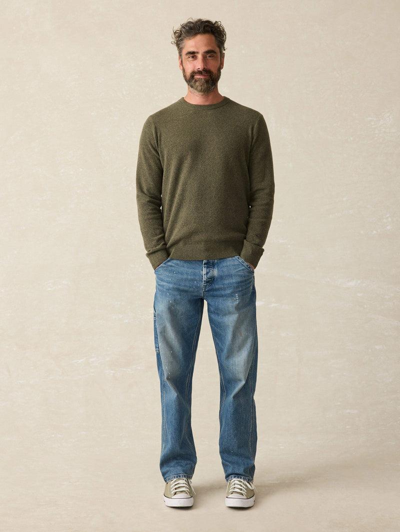 Jackson Crew Sweater (Tall) - Olive Heather Product Image