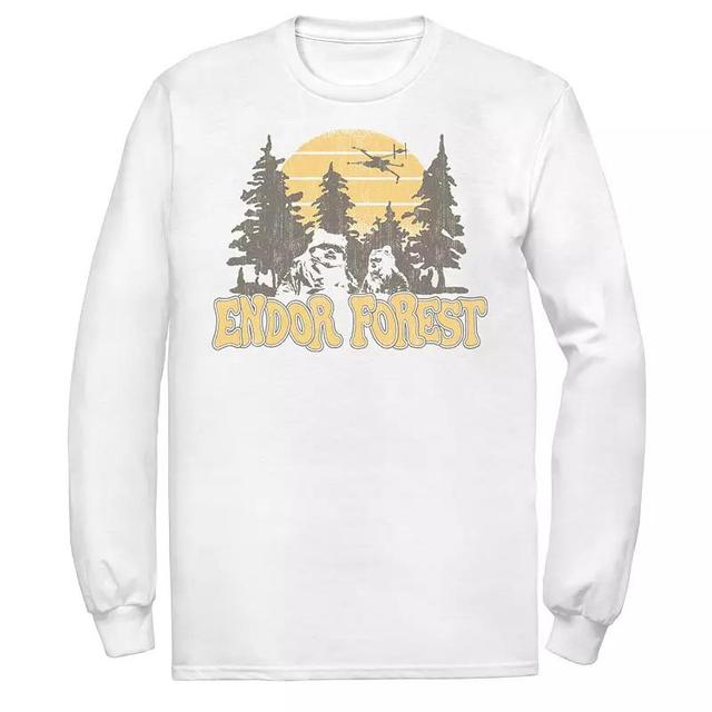 Mens Star Wars Ewoks Endor Forest Sunset Tee Product Image