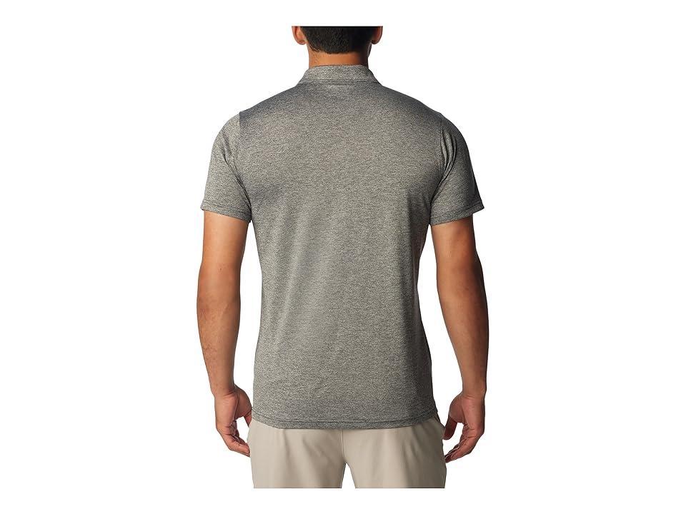 Columbia Hike Polo (City Grey) Men's Clothing Product Image