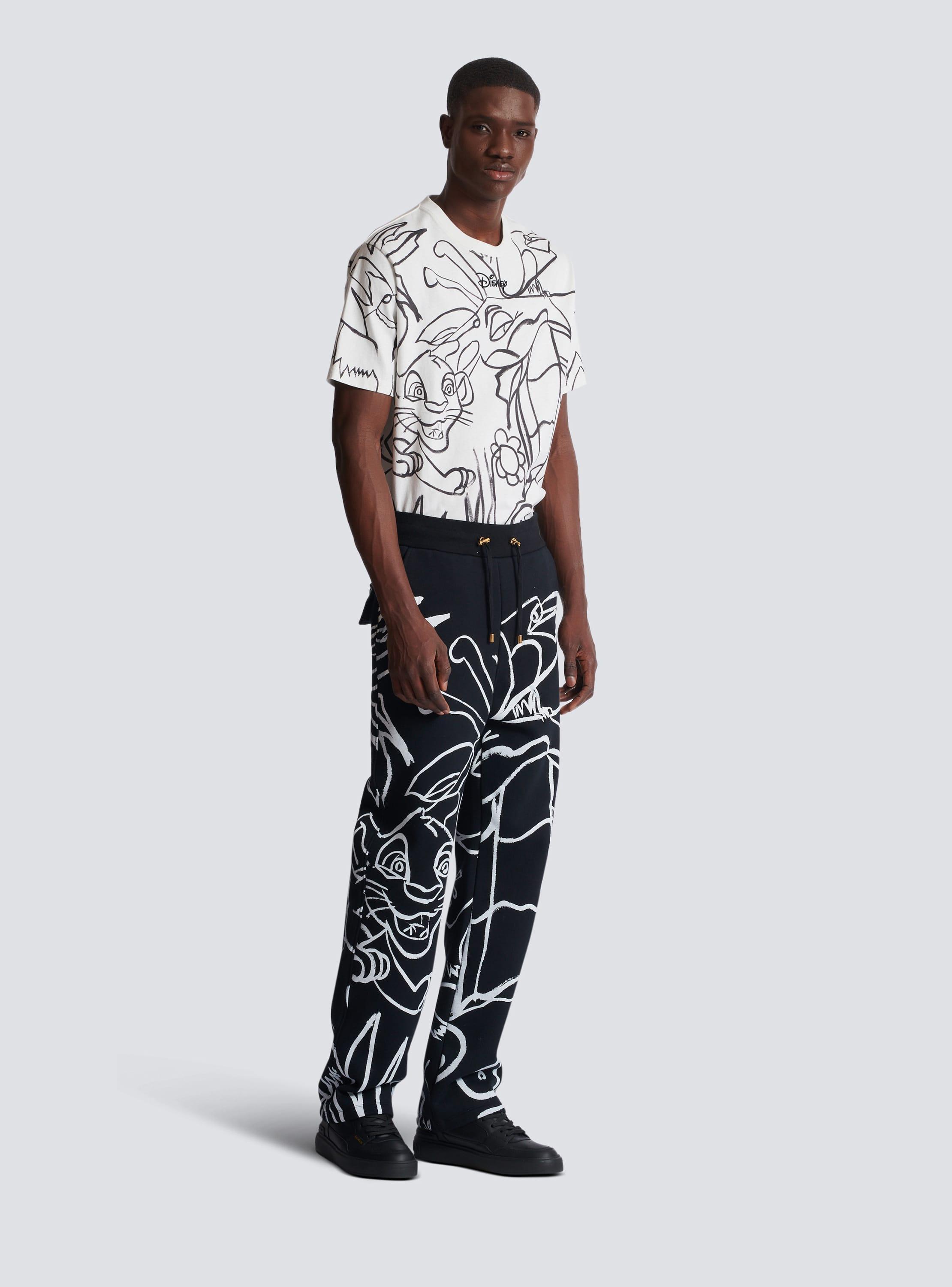 Disney x Balmain: The Lion King - Joggers with Enfant Précoce print Product Image