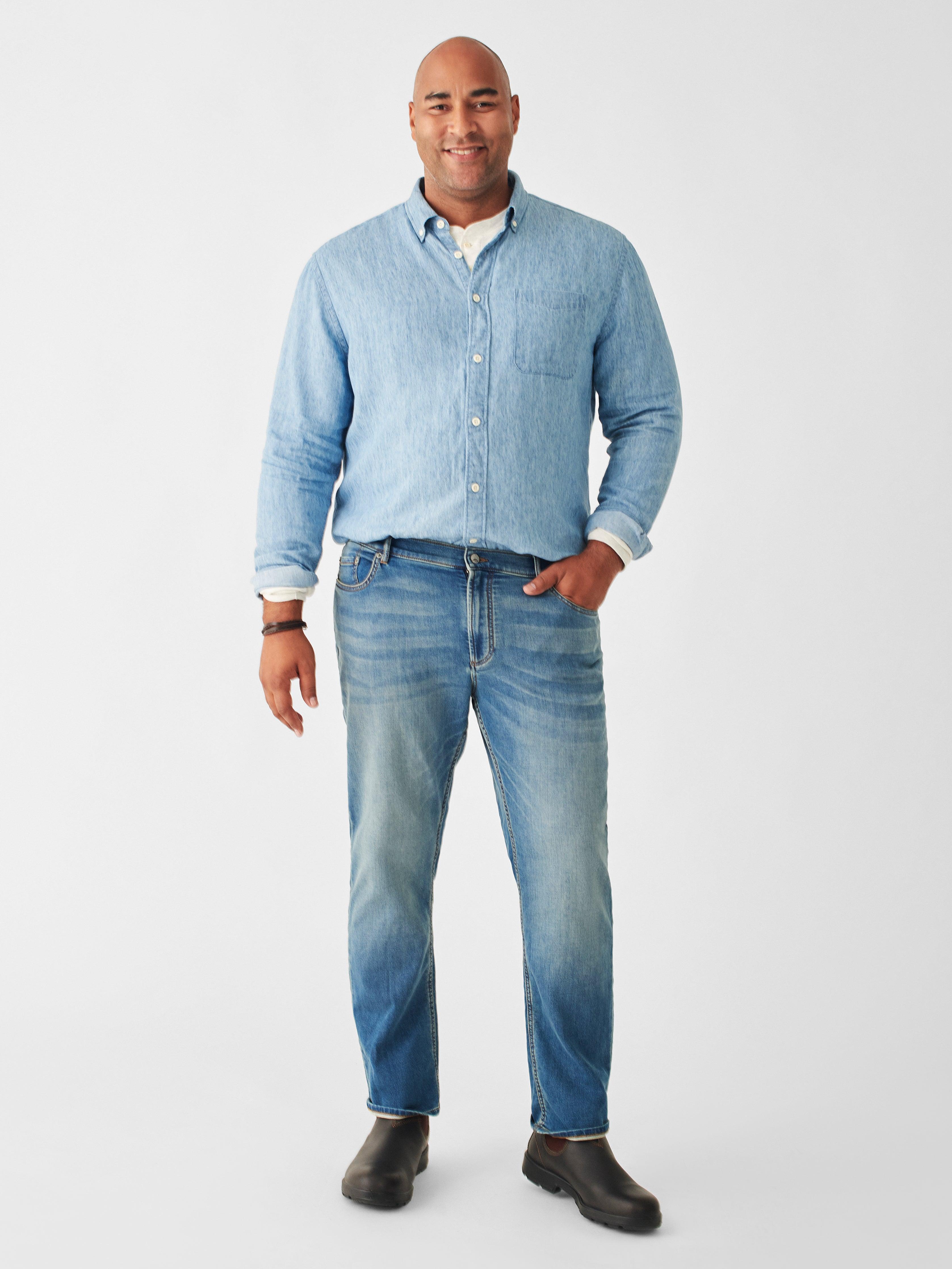 Stretch Terry Indigo 5-Pocket (32" Inseam) - Easton Wash Product Image