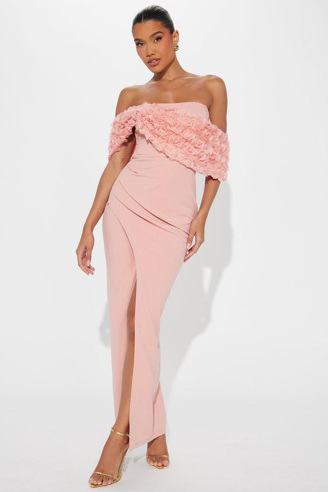 Rose Bouquet Maxi Dress - Blush Product Image