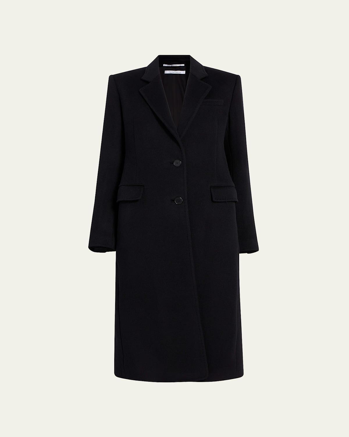 Womens Cashmere Tailored Coat Product Image