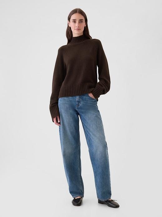 CashSoft Turtleneck Sweater Product Image