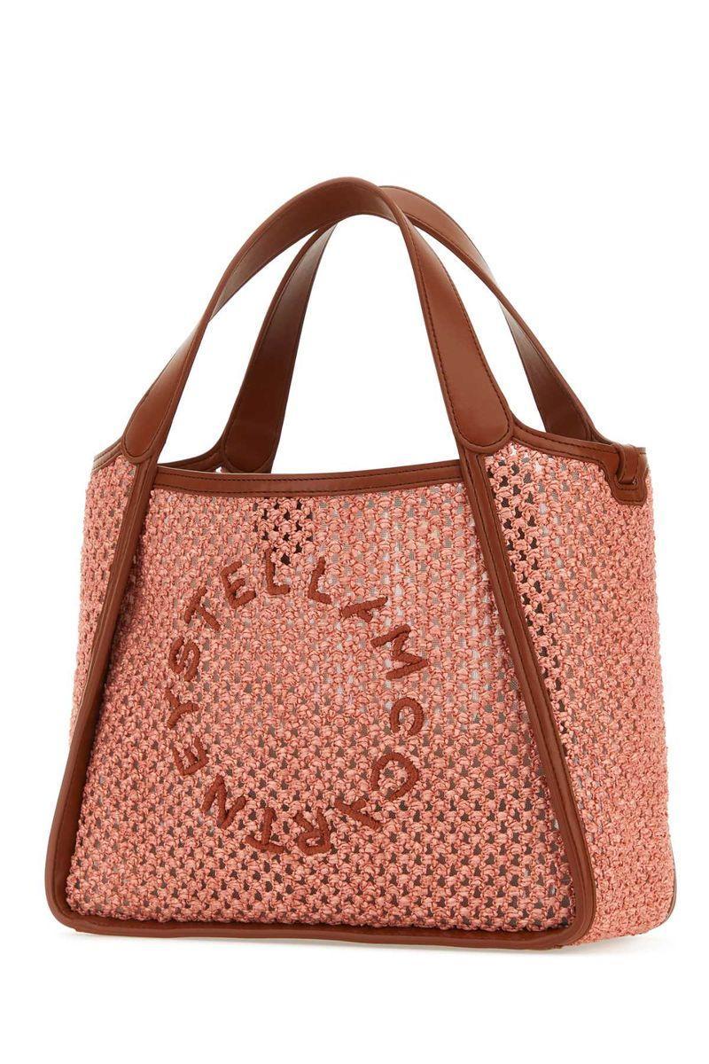 Logo Embroidered Tote Bag In Multicolor Product Image