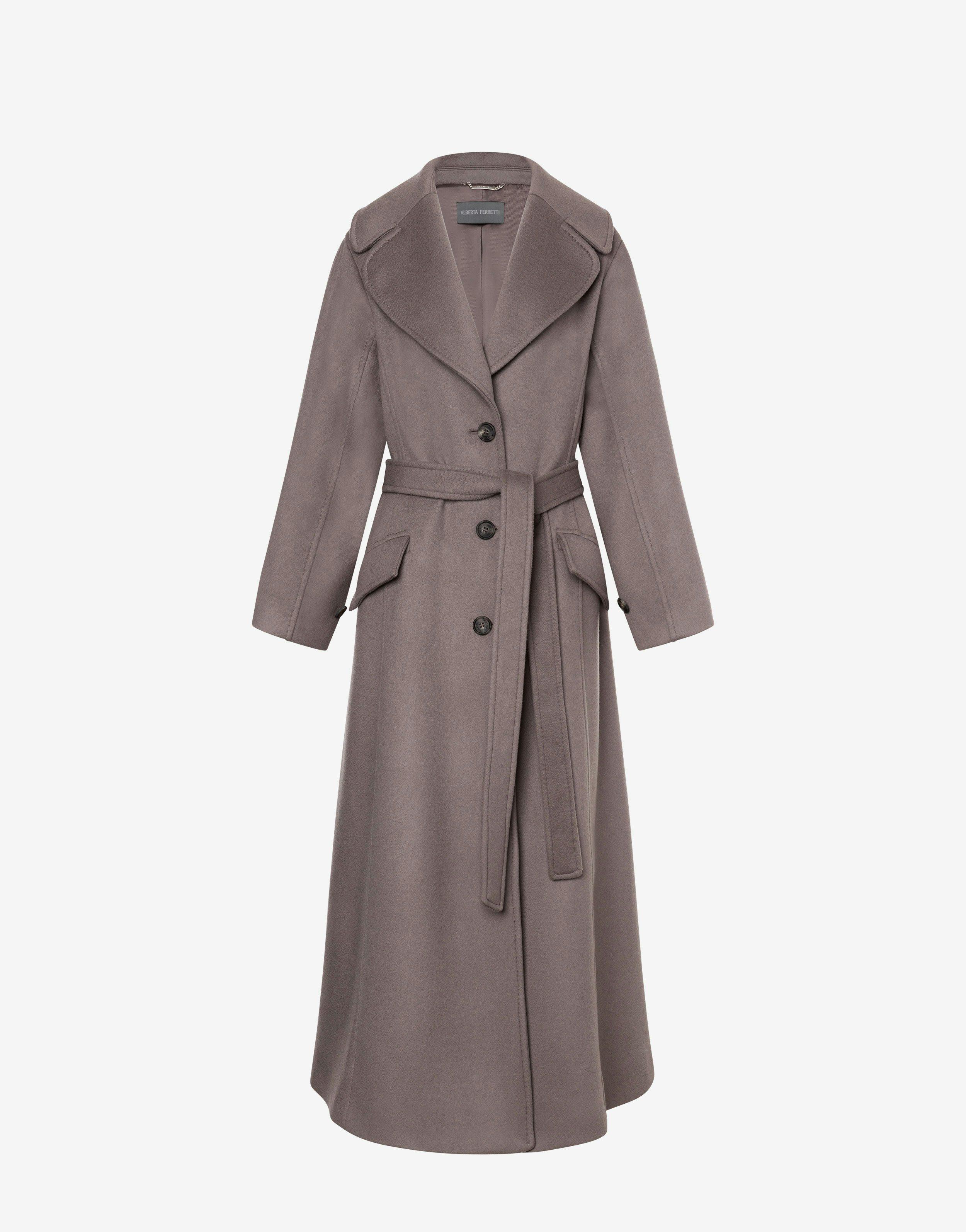 Wool and cashmere cloth coat Product Image