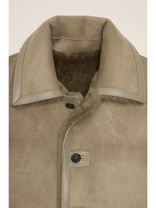 Reversible Shearling Car Coat Product Image