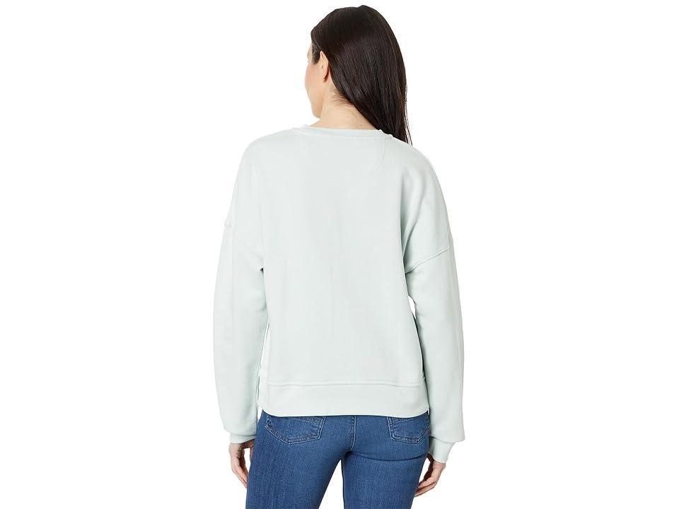 Carhartt Loose Fit Midweight French Terry Henley Sweatshirt (Dew Drop) Women's Clothing Product Image