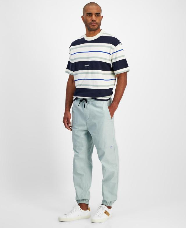 Hugo by Hugo Boss Mens Tapered Fit Drawstring Track Pants - Lt Past Product Image