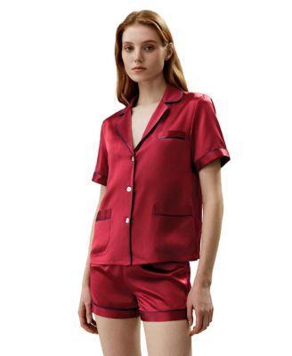 Lilysilk Womens 22 Momme Summer Short Silk Pajama Set Product Image