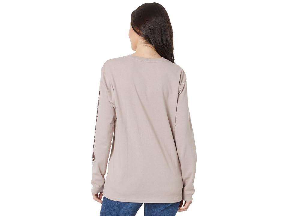 Carhartt Loose Fit Long Sleeve Graphic T-Shirt (Mink) Women's Clothing Product Image