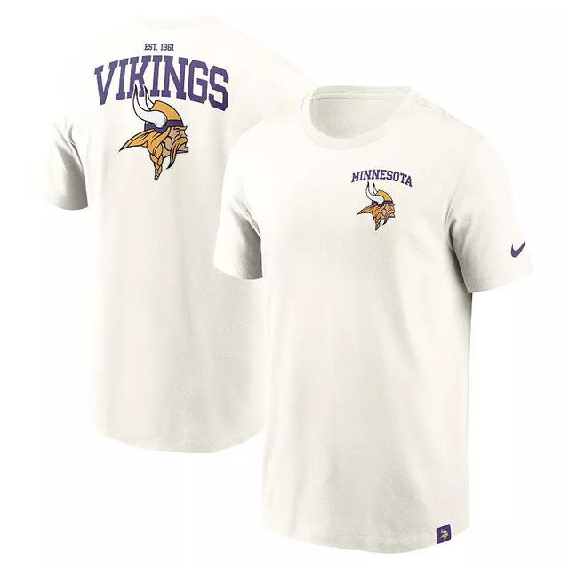 Nike Mens Cream Minnesota Vikings Blitz Essential T-Shirt Product Image