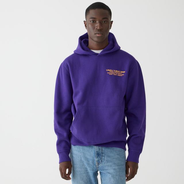 Lowell's Boat Shop X Wallace & Barnes graphic hoodie Product Image