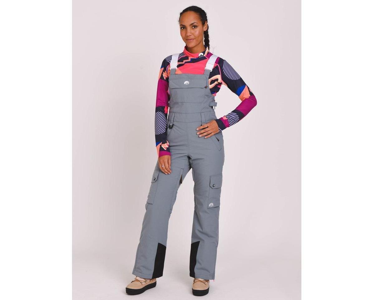 Oosc Womens Yeh Girl Bib Pant Teal Product Image