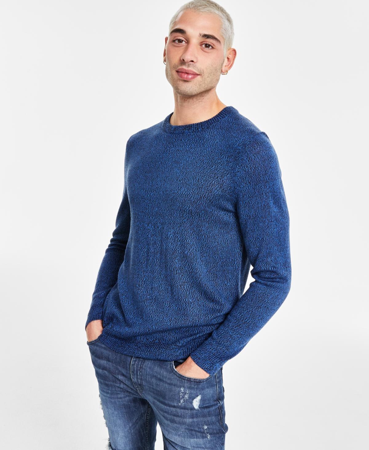 I.n.c. International Concepts Mens Regular-Fit Textured Crewneck Sweater, Created for Macys Product Image