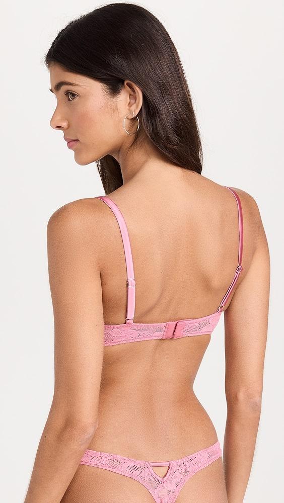 Fleur du Mal Le Stretch Multifit Lace Unlined Demi Bra | Shopbop Product Image