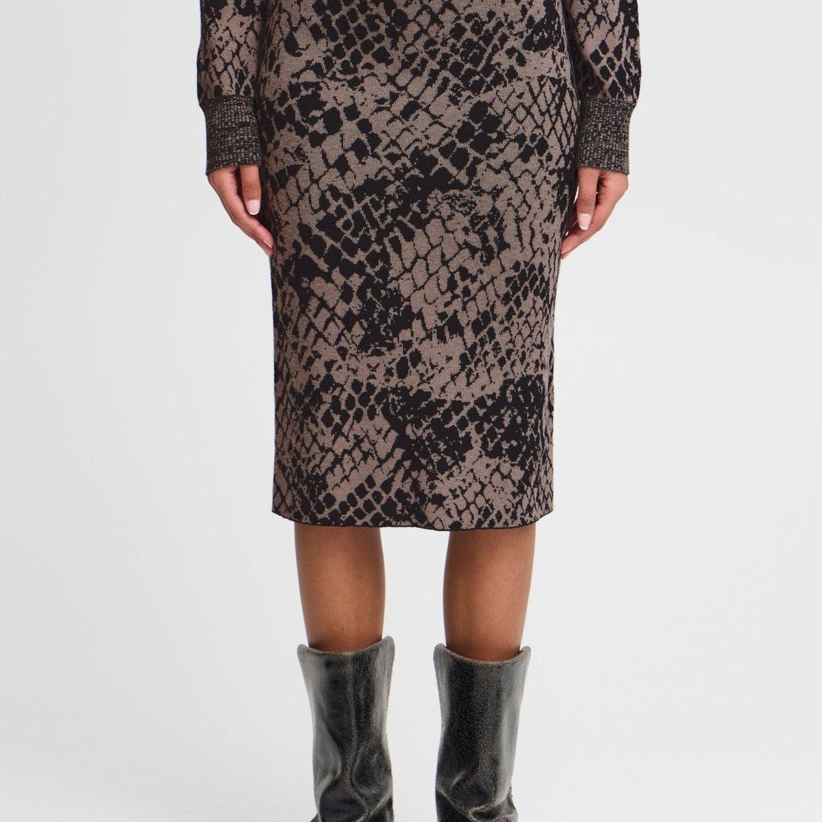 MELEO Skirt -Dark Fungi Snake aop Product Image