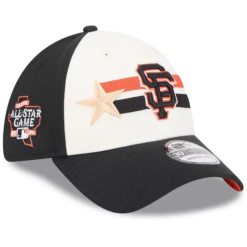 Mens New Era Cream/Black San Francisco Giants 2024 MLB All-Star Game Workout 39THIRTY Flex Hat Product Image