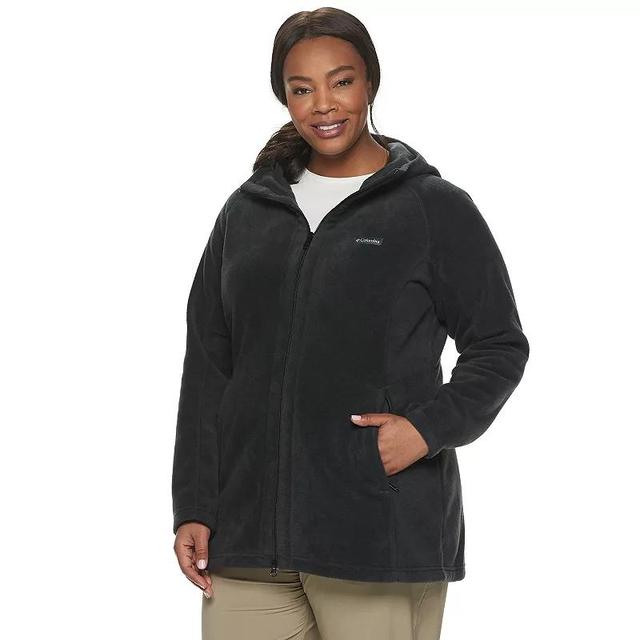 Columbia Women s Benton Springs II Long Fleece Hoodie - Plus Size- Product Image