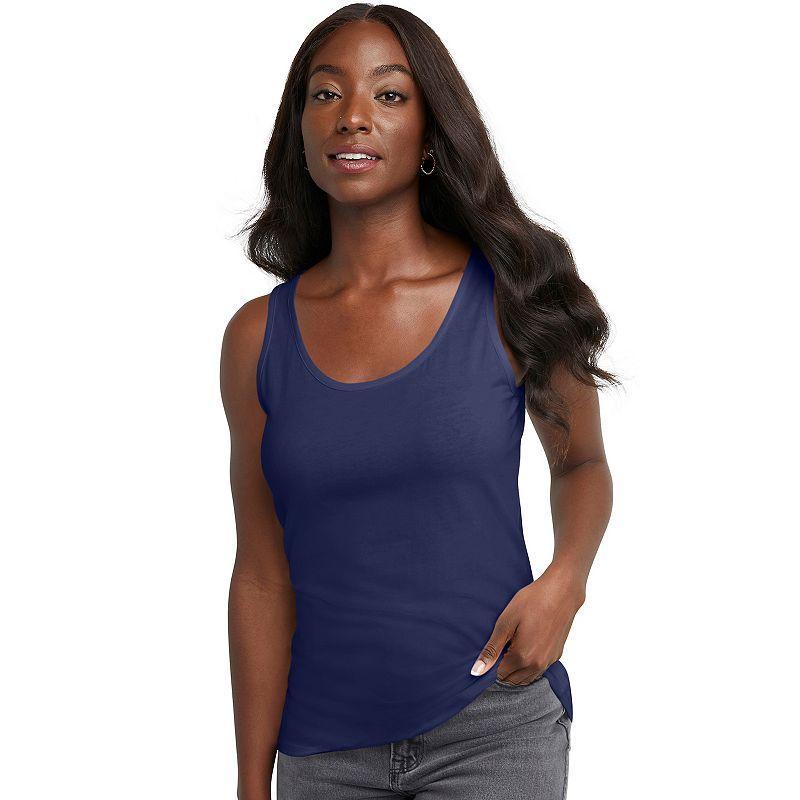 Womens Hanes Basic Essential Tank Top Product Image