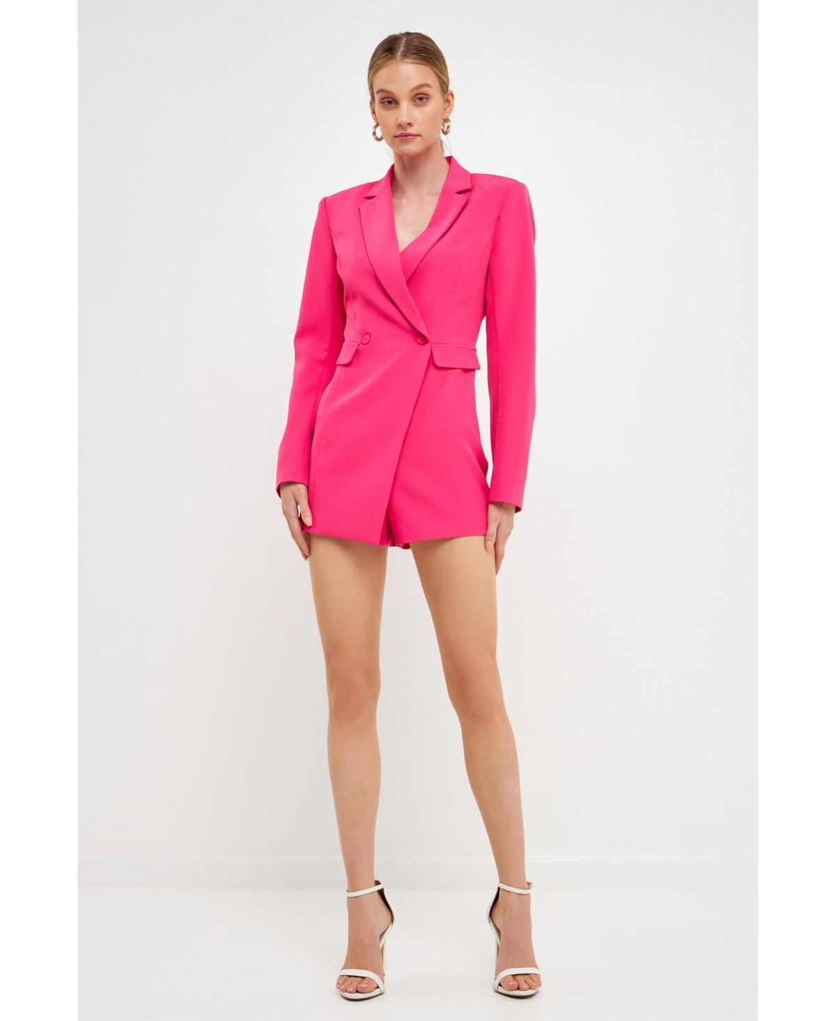 Endless rose Womens Suit Blazer Romper Product Image