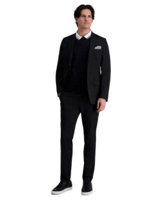 J.M. Haggar Mens 4 Way Stretch Plain Weave Ultra Slim Fit Suit Separate Product Image