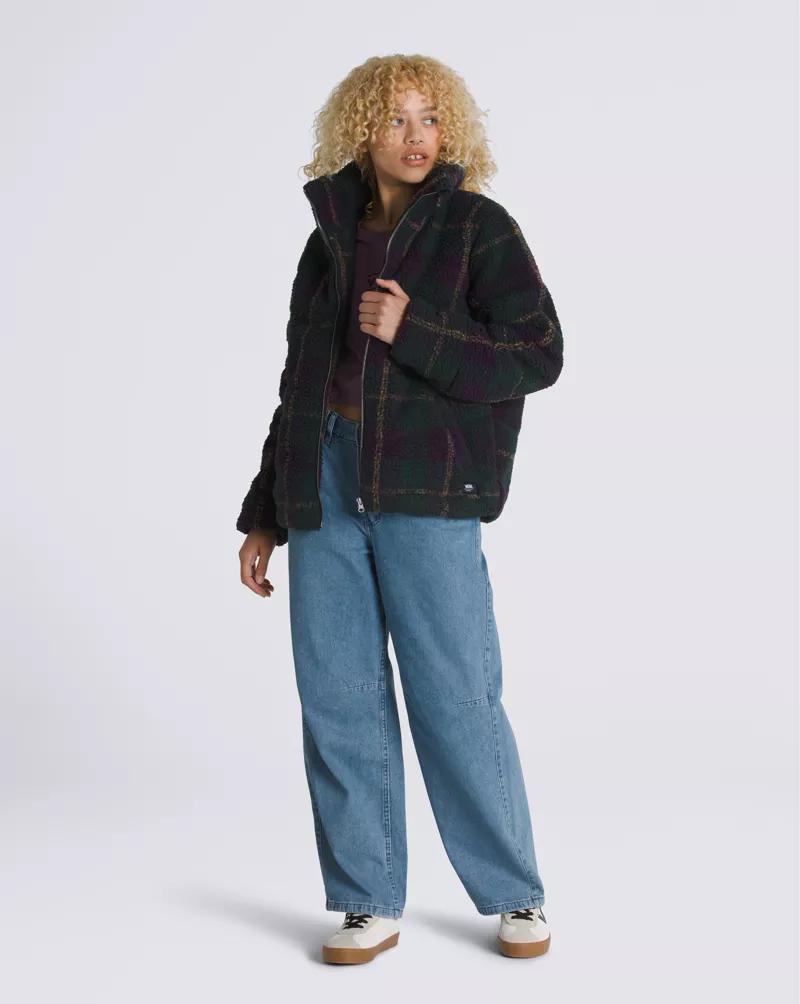 Foundry Plaid High Pile Puffer Jacket Product Image