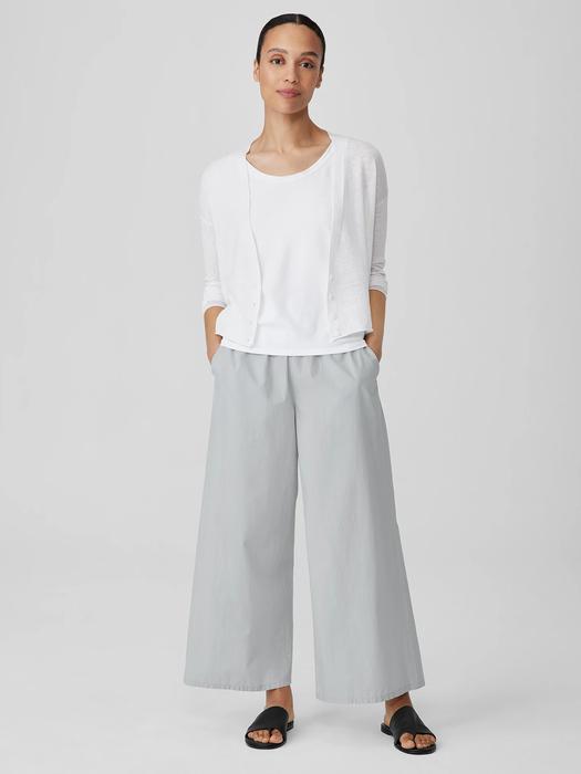 EILEEN FISHER Organic Linen Cotton Cropped Cardiganfemale Product Image