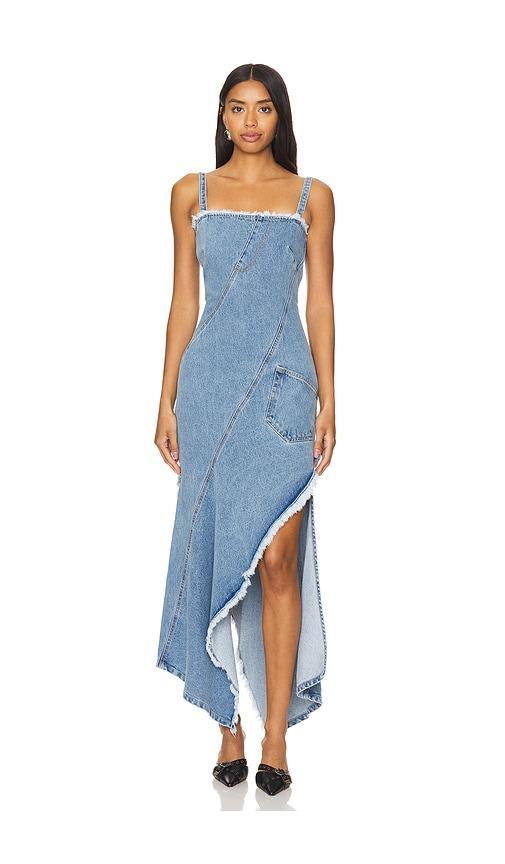 Twisted Denim Dress Product Image