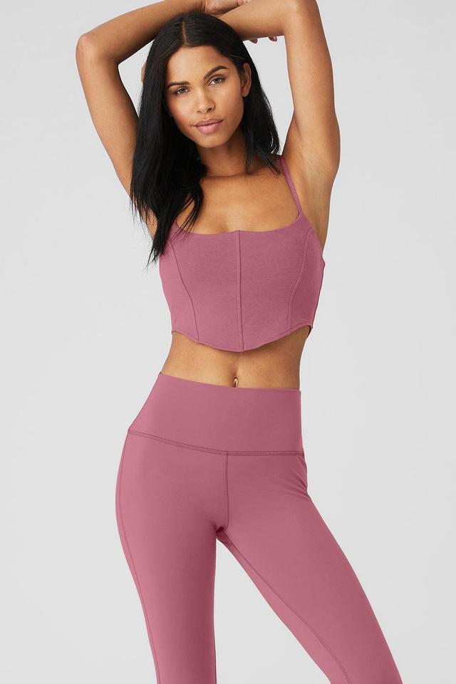 Alo Yoga | Soft Sculpt Bra Tank Top Pink Product Image