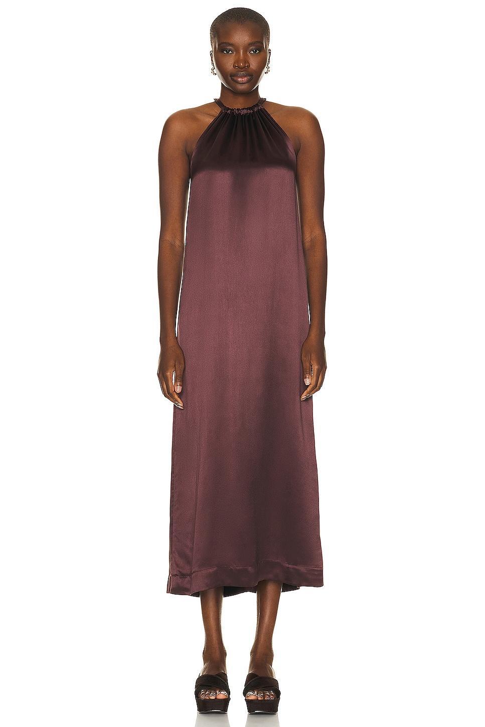 Loulou Studio Morene Satin Midi Dress Product Image