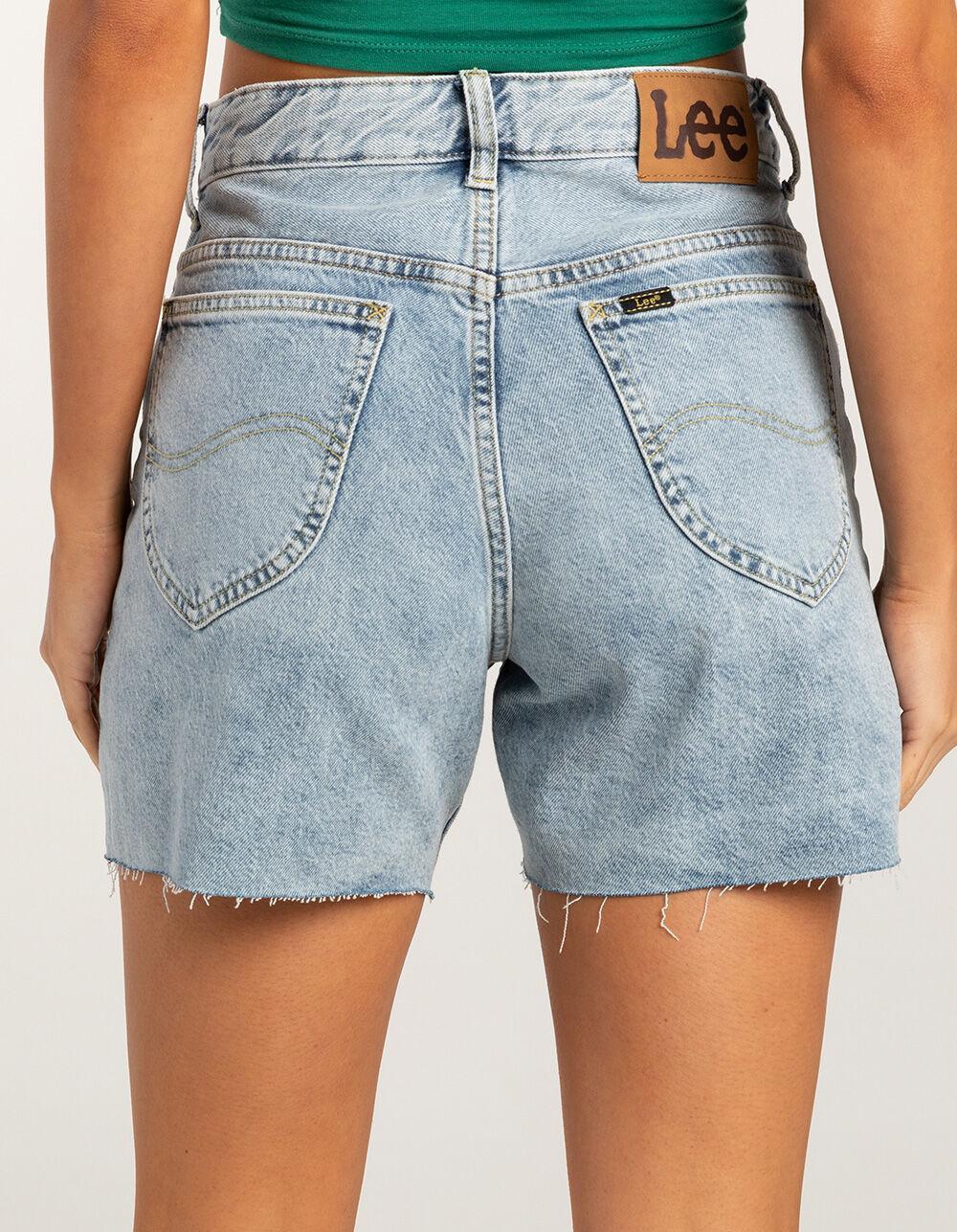 LEE Loose Cut off Rider Womens Denim Shorts Product Image