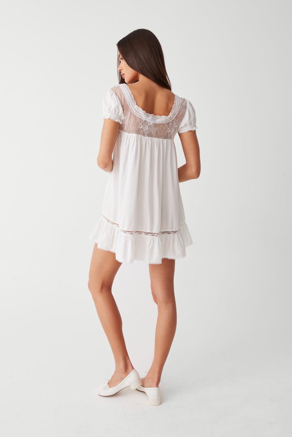 Harmony Mini Dress - White Product Image