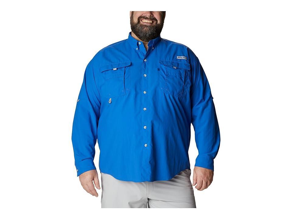 Columbia Big Tall Bahama II Long Sleeve Shirt (Vivid ) Men's Long Sleeve Button Up Product Image