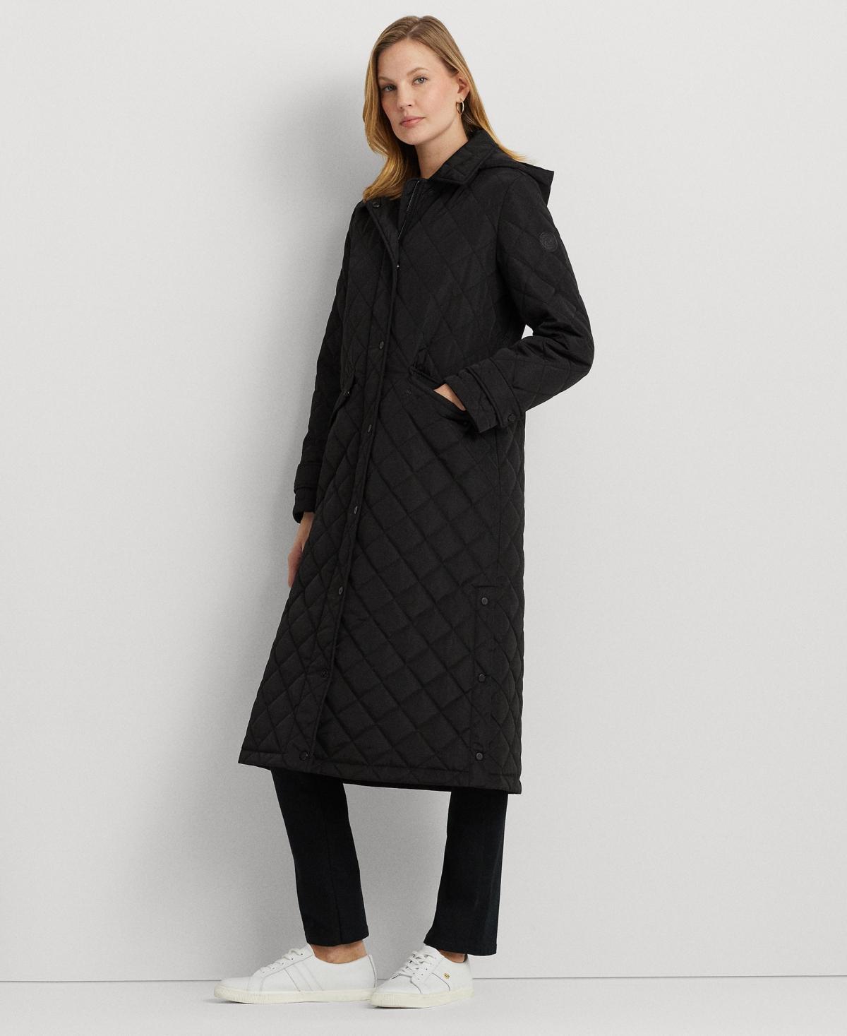 Lauren Ralph Lauren Womens Collared Quilted Coat Product Image