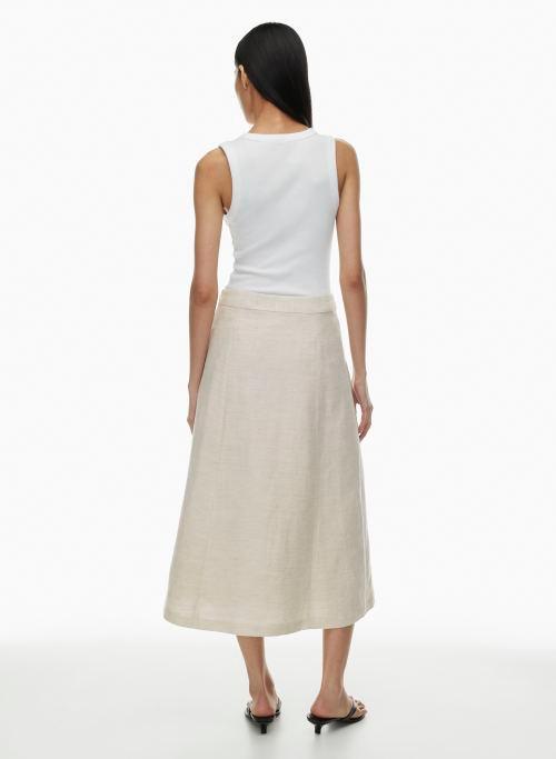 merit linen skirt Product Image