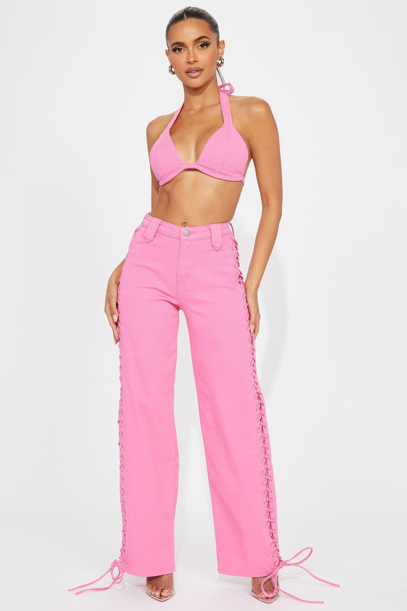 True Chemistry Pant Set - Pink Product Image