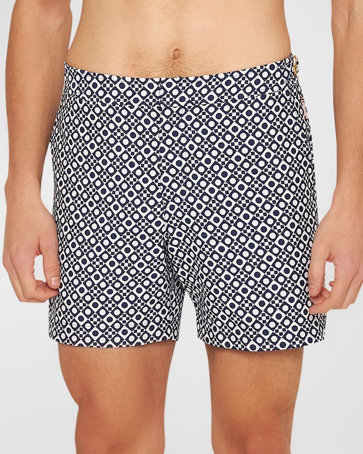 Mens Bulldog Domi Jacquard Swim Shorts Product Image