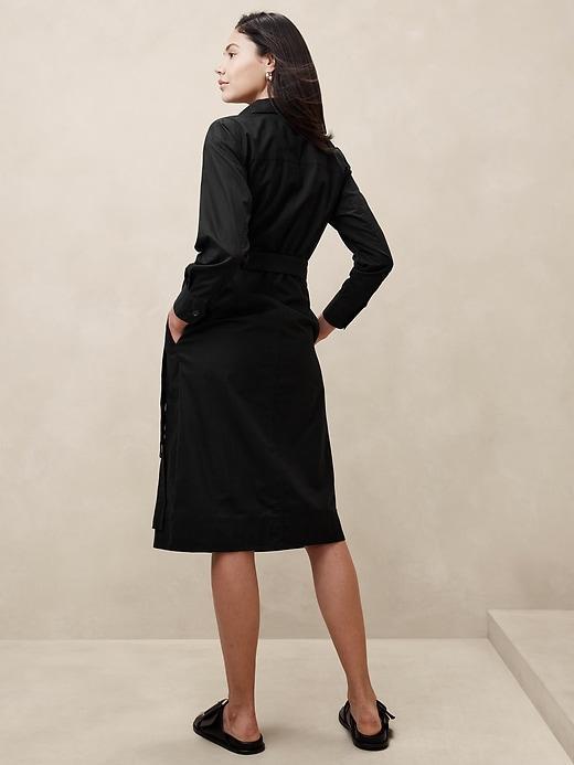 Poplin Midi Shirtdress Product Image