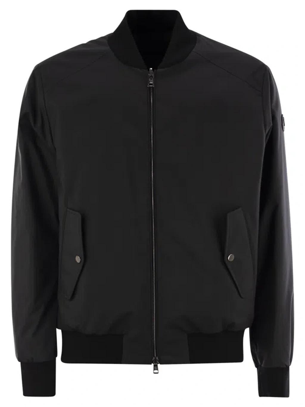 MONCLER Diounes - Reversible Bomber Jacket In Black Product Image