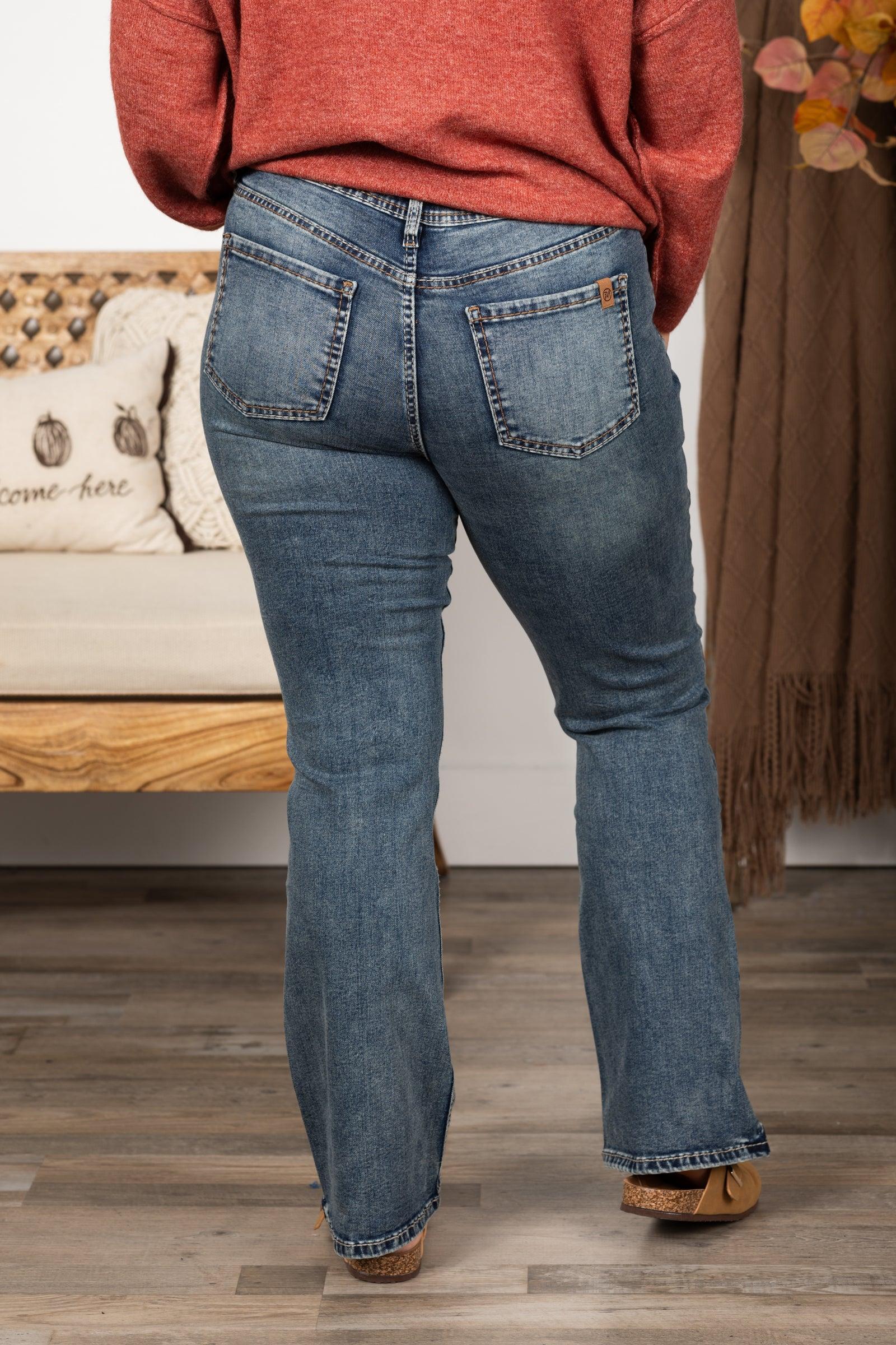 RFM Western Heavy Stitch Bootcut Jeans Product Image