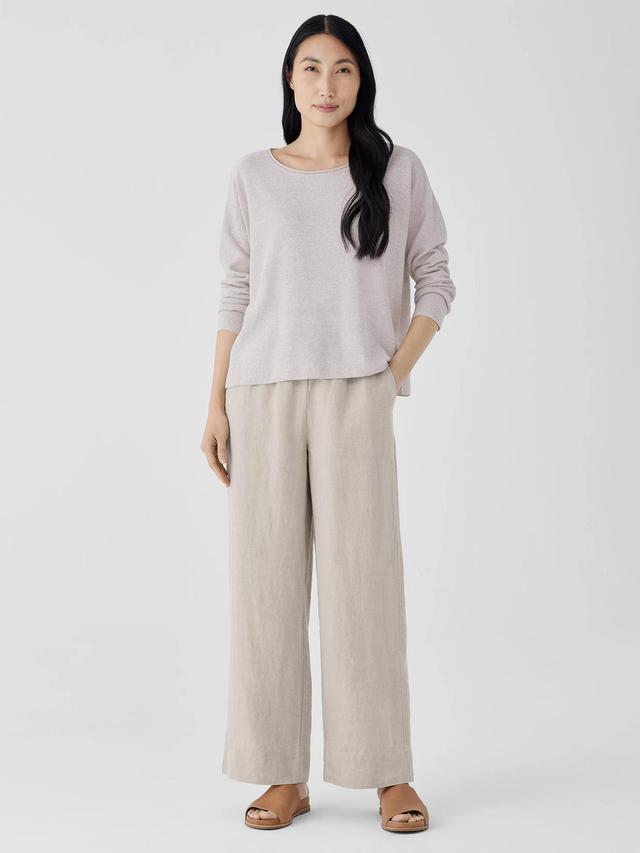 EILEEN FISHER Organic Linen Wide-Leg Pantfemale Product Image